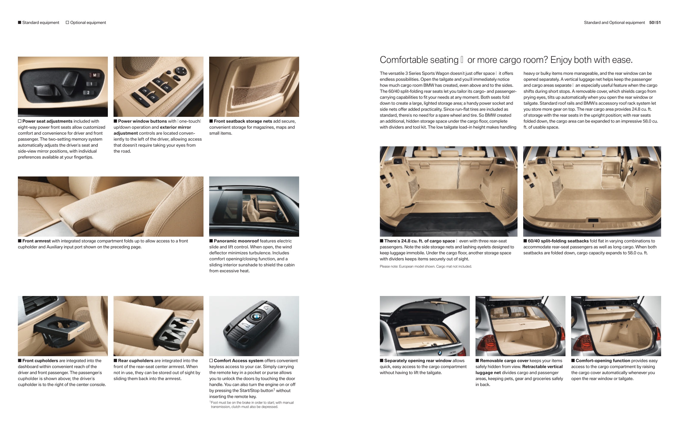 2010 BMW 3-Series Wagon Brochure Page 31